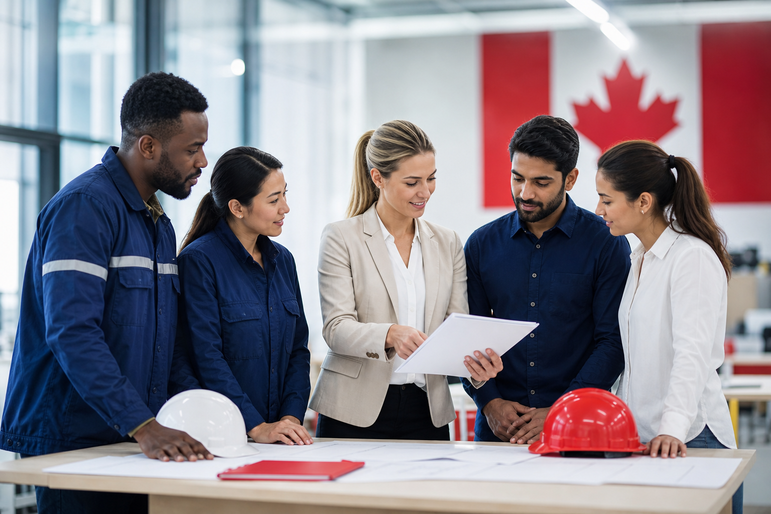 Travailleurs qualifiés et conseillère en recrutement au Canada